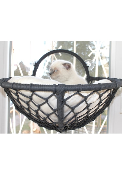 Homedora Grant Kedi Cam Yatağı & Cam Askılı Vantuzlu Kedi Yatağı