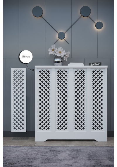 Dekoratif Petek Dolabı Kalorifer Peteği Kapatma Ünitesi Modern Tasarım İç Ölçü 76 Cm Dış Ölçü 80 Cm Petek 76 Beyaz D7 Dekoratif Petek Dolabı Kalorifer Peteği Kapatma Ünitesi Modern Tasarım İç Ölçü 76 Cm Dış Ölçü 80 Cm Petek 76 Beyaz D7