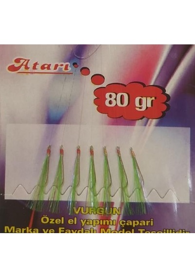 Vurgun 80Gr 7 Iğneli Açık Yeşil Organze Çapari