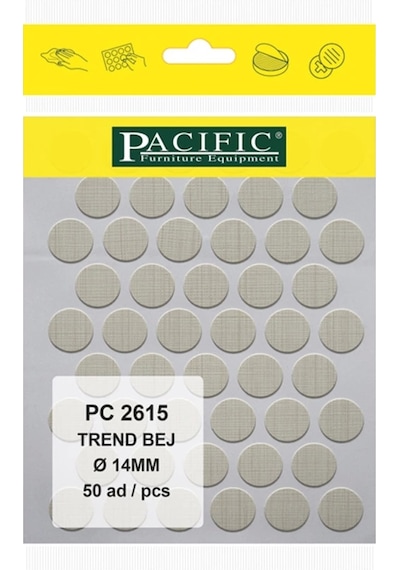 Trend Bej Yapışkanlı Tapa-14mm