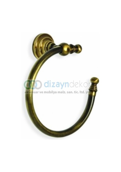 Yuvarlak Havluluk Antik Bronz