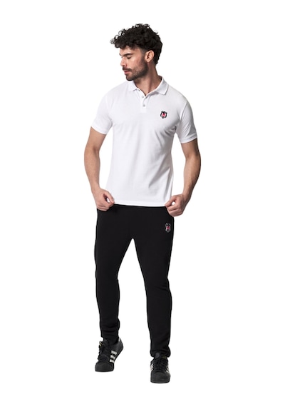 Beşiktaş Lisanslı Beyaz Polo T-shirt Uv Kutu