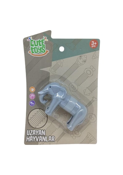 Uzayan Fidget Hayvanlar - Ss223a - Fil - 1 Adet Çok Renkli