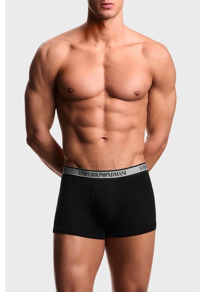 Emporio Armani Pamuklu Logolu 3 Pack Boxer Erkek Boxer Em000259 Af20669 Mc061 Siyah