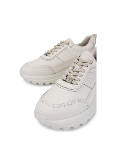 Tamer Tanca Erkek Hakiki Deri Beyaz Sneakers & Spor Ayakkabı 298 3160-30219 Erk Ayk Sk25-26 Kırık Beyaz Beyaz