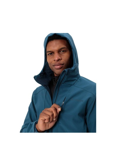 Vaude Cyclone Kapüşonlu Softshell Erkek Ceket 46387 Balticsea