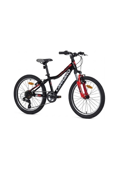 Carraro Speed 200 20 Jant 7 Vites V Çocuk Bisikleti Siyah Kırmızı Siyah - Kırmızı