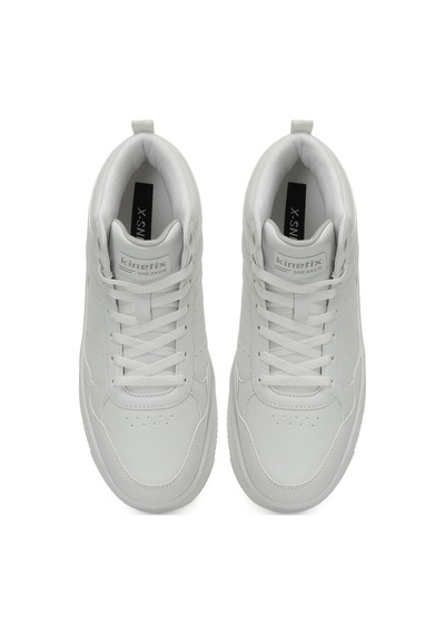 Kinetix Lowner Pu Hı 5pr Beyaz Unisex High Sneaker Beyaz-a Grı