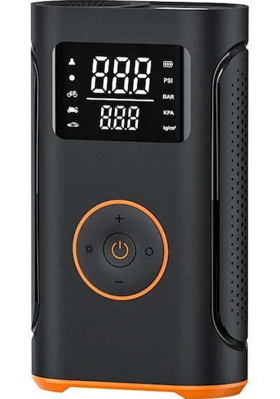 Taşınabilir Şarjlı Araç Oto Lastik Şişirme Pompası Kompresör 160 Psı Powerbank Işıklı Ys02p
