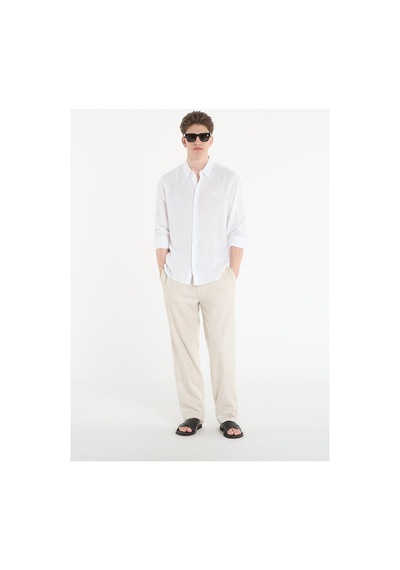 Calvin Klein Beyaz Erkek Pantolon Lv04lf619g2jx Straıght Lınen Pull O-16050