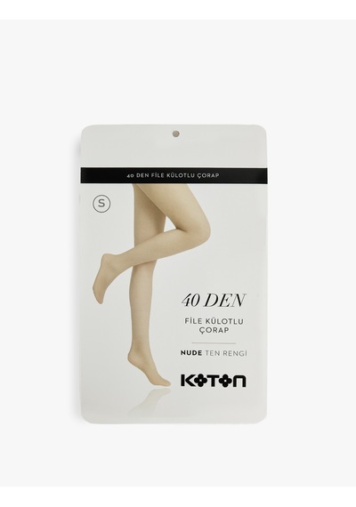 Koton 40 Den File Külotlu Çorap Ten Rengi 6wak81065aa Ten Rengi