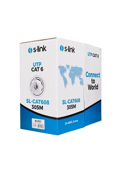 Cat6 Gri Cca Utp Data Kablosu 305m