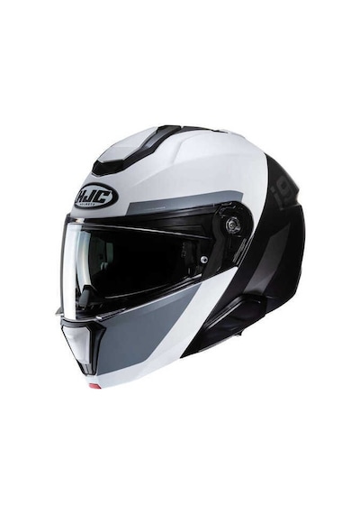 HJC İ91 Bina MC5Sf Çene Açılır Kask Beyaz - Siyah