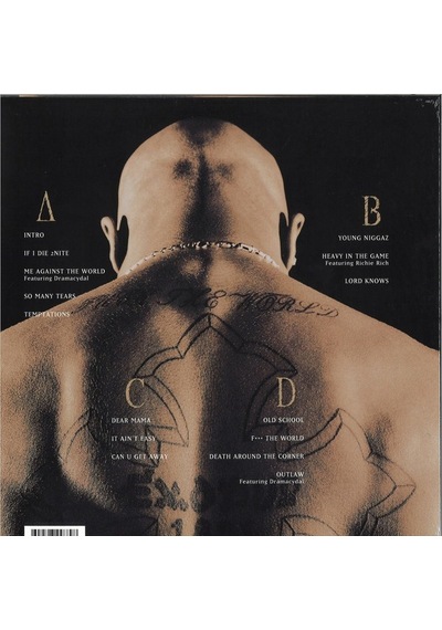 2pac - Me Against The World - Plak
