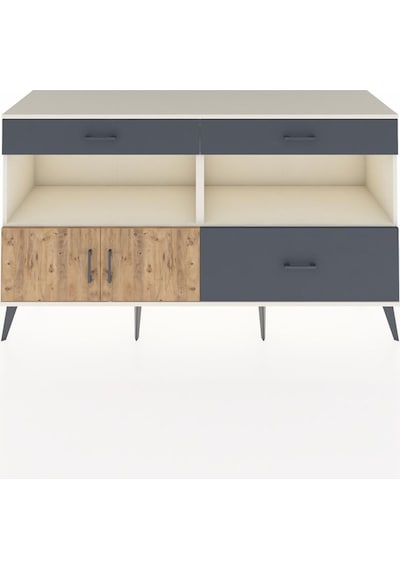 Hyperion Konsol 2 Raflı 3 Çekmeceli 2 Kapaklı 176x44x99 Aytaşı-ça Aytaşı-çam/antrasit Hyperion Konsol 2 Raflı 3 Çekmeceli 2 Kapaklı 176x44x99 Aytaşı-ça Aytaşı-çam/antrasit