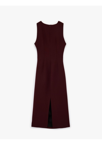 Koton Kolsuz Bisiklet Yaka Krep Kumaş Slim Fit Drape Detaylı Midi Elbise Bordo 6sak80100uw Bordo Koton Kolsuz Bisiklet Yaka Krep Kumaş Slim Fit Drape Detaylı Midi Elbise Bordo 6sak80100uw Bordo