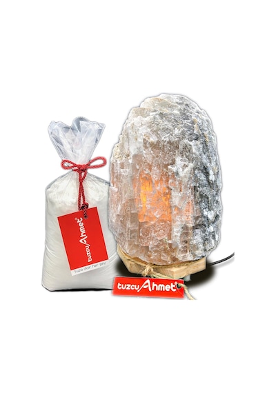 Tuzcu Ahmet 3-4 KG Çankırı Doğal Tuz Lamba 1 KG Kaya Tuzu