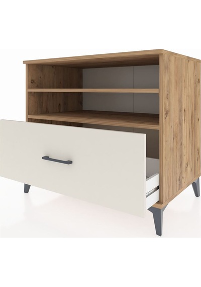 Kronos Şifonyer 2 Raflı Tek Çekmeceli 88x59x80 Çam-aytaşı Atlas Çam