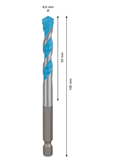 8 X 50 X 100 Mm Multiconstruction Delme Ucu, Yüksek Kalite