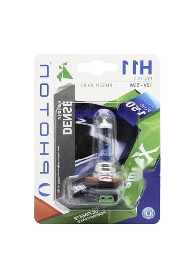 H11 12v 55w Parlak Ampul, Xtreme Vision +%150 Fazla Işık