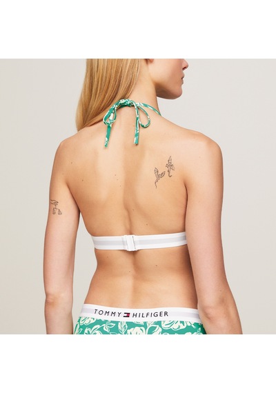 Tommy Hilfiger Trianglefixed Foam Kadın Yeşil Bikini Altı