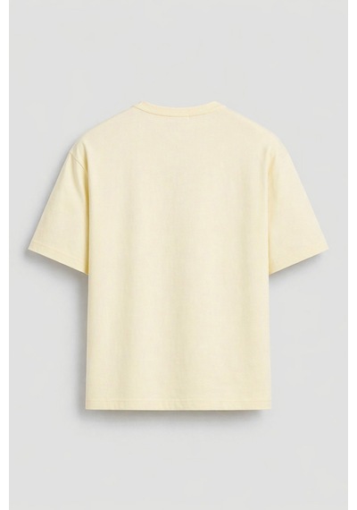 Antioch Pamuklu Erkek T-shirt Sarı