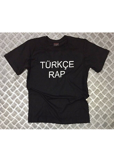 Stoned&Fame Unisex Siyah Türkçe Baskılı T-shirt SIYAH