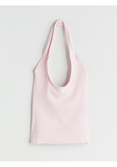 Lcw Vision Pembe Halter Yaka Kadın Atlet