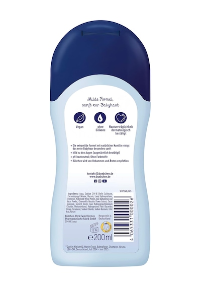 Bubchen Papatya Özlü Klasik Bebek ve Çocuk Şampuanı 200 Ml