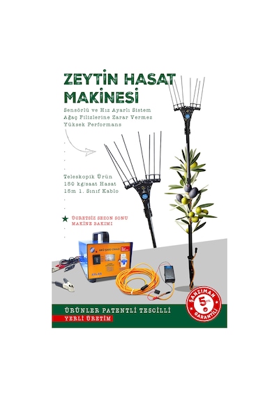 Atlas Pro Zeytin Hasat Makinesi Devir Ayarlı 200 Amper Akü Şarj Cihazı