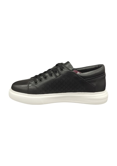 Taşçı Ayakkabı Erkek Hakiki Deri Ortopedik Eva Taban Günlük Sneaker Ayakkabı Siyah