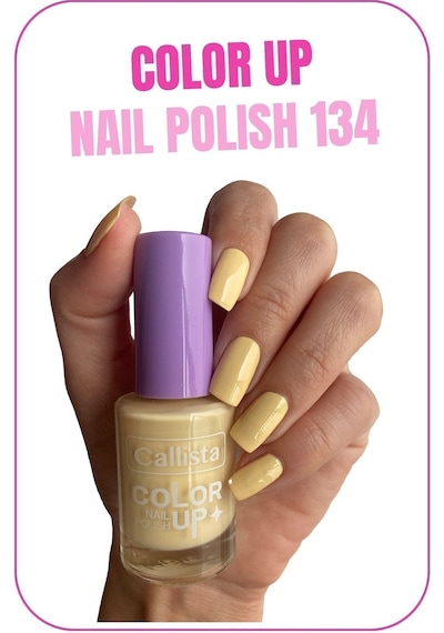 Callista Color Up Nail Polish Oje 134 Banana Smoothie - Nude