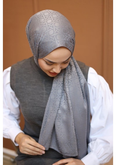 Silk Home Deluxe Şal - Gri - Gri