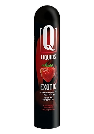 Q Liquids Excotic Çilek Aromalı Kayganlaştırıcı Jel 125 Ml - Lq1507