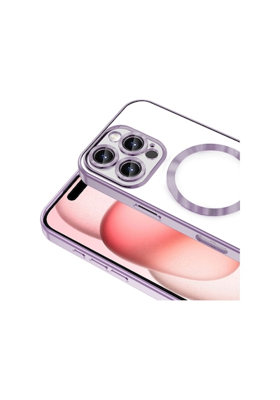 Zore Apple Uyumlu iPhone 16 Pro Kılıf Kamera Korumalı Magsafe Wireless Şarj Özellikli Demre Ka Mavi