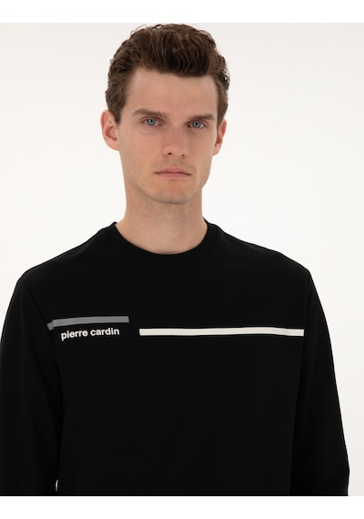 Pierre Cardin Erkek Siyah Sweatshirt 50317675-vr046 Siyah
