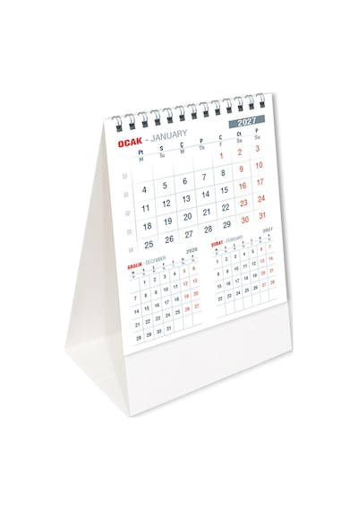 2027 Ofis Piramit Masa Takvimi Dikey Masaüstü Takvim 12x19,5 Cm 2027 Ofis Piramit Masa Takvimi Dikey Masaüstü Takvim 12x19,5 Cm