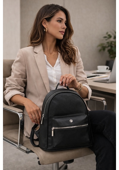 Us Polo Assn Us25589 Siyah Uspolo Assn Çapraz Kadın Sırt Çanta
