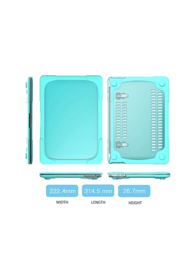 Apple Uyumlu Macbook Pro 13 İnch A2289-a2251-a2338 2020 Standlı Koruyucu Kılıf- 5775