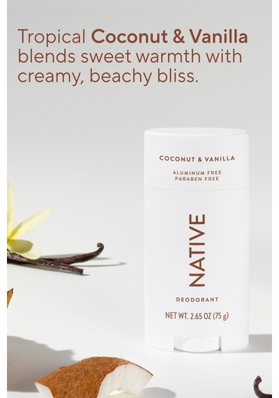 Native Coconut & Vanilla Alüminyumsuz Stick Deodorant 75gr 33967513