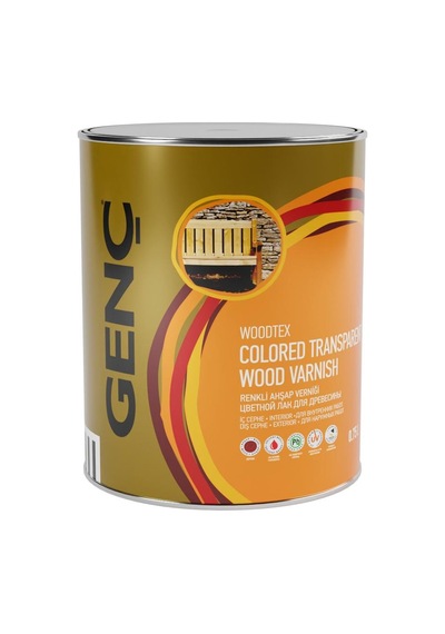 Genç Renkli Şeffaf Ahşap Astar 9501 Siyah 0.75 L