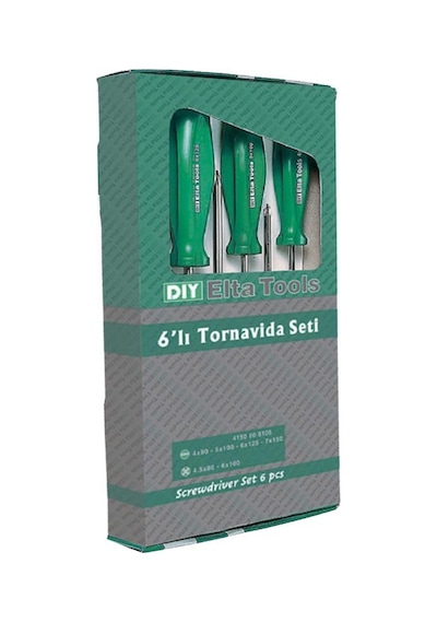 Elta 4150 Opak Seri 6 Parça Tornavida Seti