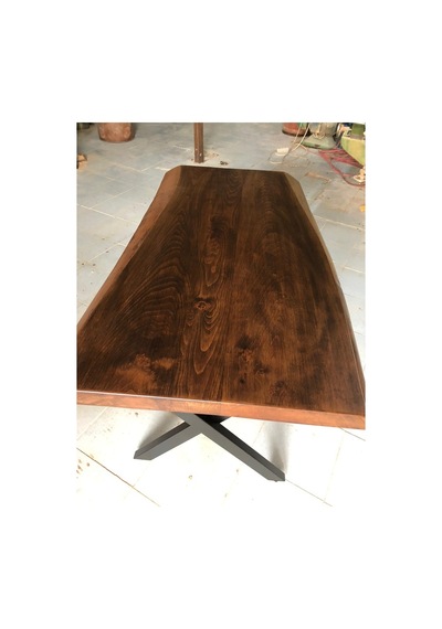 Bintaşmobilya Kütük Masa Ceviz Rengi 120X75.Cm