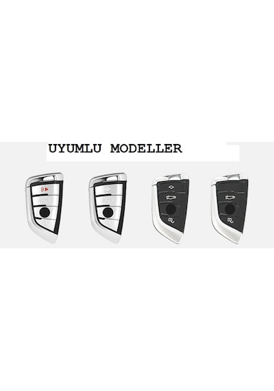 Bmw Uyumlu Anahtarlık Lila Renk Gold Detaylı  Anahtar Kılıfı TPU Şık Tas