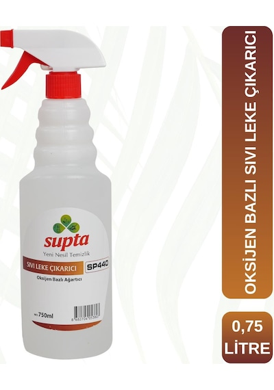 Supta Oksijen Bazlı Ağartıcı Sıvı Leke Çıkarıcı Profesyonel 750 ML