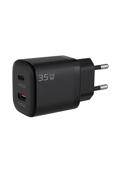 35w Gan Type C + Type C Girisli Sarj Adaptörü