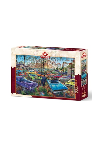 Art Puzzle Araba Mezarlığı 1000 Parça Puzzle