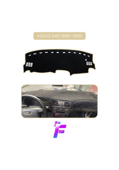 Volvo S40 1996-2002 Torpido Örtüsü Güneşten Korur Kolay Montaj Tam Uyum Tam Koruma C55 Bej