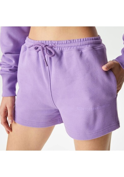 Stba Soon To Be Announced Essentials Women's Short Kadın Pamuk Şort Mor