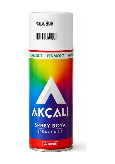 Akçalı Sprey Boya Parlak Beyaz Boya Beyaz Beyaz
